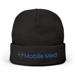 Mobile Med Knit Beanie (Embroidery)